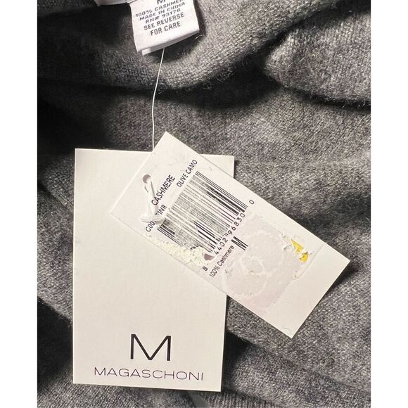 Magaschoni Cashmere Camouflage Print Long Cardigan NWT Size Medium - Picture 6 of 6